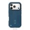 Speck - Presidio2 Grip ClickLock Case for Apple iPhone 17 Pro - Deep Sea/Silver Metallic/Spell Blue-Angle_Standard