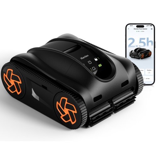 iGARDEN - Pool Cleaner K Series, 150 Min-Runtime Cordless Robotic Pool Vacuum for Inground Pools,  Smart Navigation-Front_Standard 