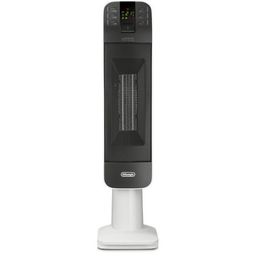 De'Longhi - 28 Inch Tower Digital Ceramic Heater - Black-Front_Standard 