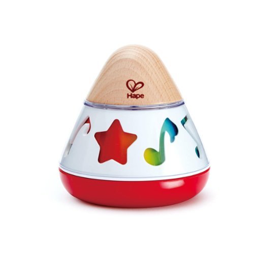 Hape Rotating Spin & Play Baby Music Box for Newborns