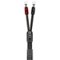 AudioQuest - Robin Hood 8' Speaker Cable with U-Spade > U-Spade - Black on Black-Front_Standard
