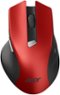 Acer - Wireless Mouse for Laptop, 2.4GHz Computer Mouse 3 Adjustable DPI Office Cordless USB Mice with USBA Receiver - Wireless - Red-Front_Standard