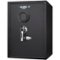 Barska - 1.45 Cu Ft Large Digital Keypad Safe-Solid Steel with 3 Deadbolts, Removable Shelves, Anti-Pry Door Hinges - Black-Front_Standard