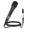 Singing Machine - Unidirectional Dynamic Microphone - Black-Front_Standard