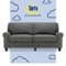 Serta - Copenhagen 3-Seat Fabric Sofa - Gray-Front_Standard