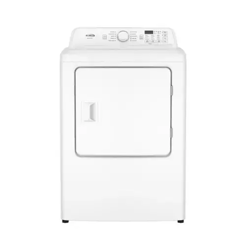 Front. Koolmore - 27 In. 7.0 Cu. Ft. Electric Dryer with Moisture Sensor, 10 Dry Cycles, Wrinkle Guard, Interior Light, 3-Way Venting - White.
