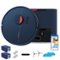 bObsweep - Dustin Robot Vacuum & Mop, Auto-Empty Odor Control Dock with 1 Gal Capacity, Privacy Focused U.S. Software - Original Version in Navy-Front_Standard