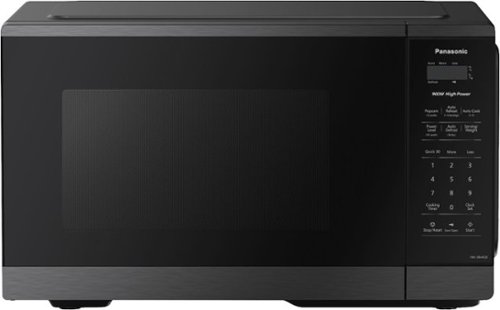 Panasonic - Countertop Microwave Oven, 900W, 0.9 Cu. Ft - Black Stainless Steel