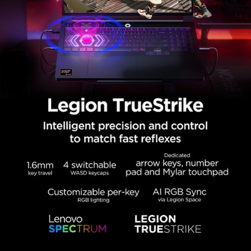 Lenovo Legion Pro 7 16 3K OLED 240Hz Gaming Laptop - Ryzen 9 9955HX3D 2025 - 32GB Memory - NVIDIA GeForce RTX 5080 - 1TB SSD - Eclipse Black SHOP ONLINE