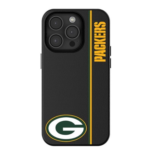 Keyscaper - NFL - Green Bay Packers iPhone Magnetic Bump Case - 16 Pro Max - Black-Front_Standard 