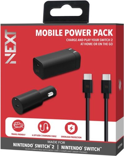 NEXT Universal Mobile Power Pack for Nintendo Switch 2 and Switch - Black GLOBAL SHIPPING
