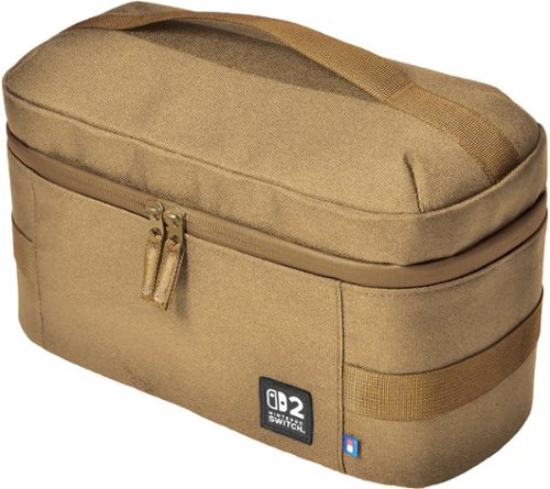 Switch 2 Accessory: Case - HORI Compact Carry All Sand: Officially Licensed by Nintendo - Multicolor-Front_Standard 