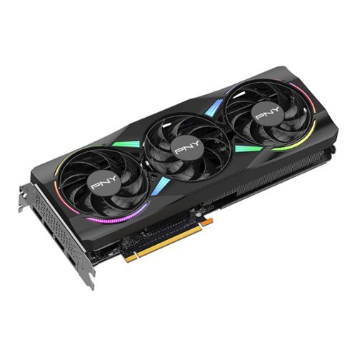 PNY GeForce RTX 5070 12GB ARGB OC GDDR7 PCI Express 5.0 Graphics Card with Triple Fan - Black BUY IN EUROPE