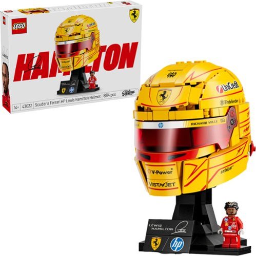 LEGO - Editions Scuderia Ferrari HP Lewis Hamilton Helmet 43022-Front_Standard 