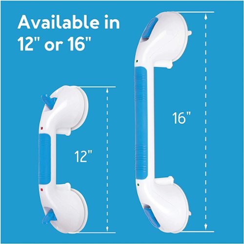 Carex - Ultra Grip Bathroom Grab Bar - White-Alt_View_Standard_17 