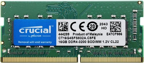 Crucial CT16G4SFS832A SODIMM RAM 16GB DDR4 3200 MHz Laptop Memory