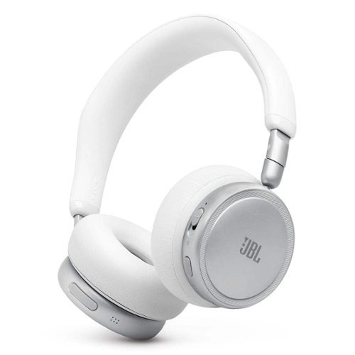 JBL - Live 680NC On Ear Noise Cancelling Wireless Headphones - White