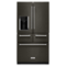 KitchenAid - 25.8 Cu. Ft - Black Stainless Steel with PrintShieldâ„¢ Finish-Front_Standard
