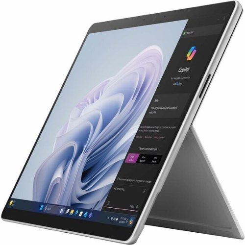 Microsoft - Surface Pro 10 Tablet - 13" - vPro Technology - 32 GB - 1 TB SSD - Windows 11 Pro - TAA Compliant - Platinum-Front_Standard 