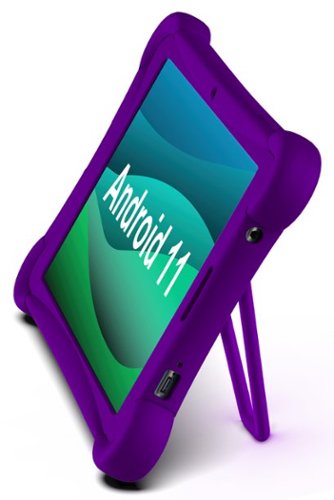 Visual Land - Prestige Elite 10QH 10.1" HD Tablet 64GB Storage 2GB Memory with Protective Bumper Case - Purple-Angle_Standard 