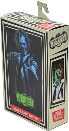 NECA Beetlejuice Beetlejuice 7 Scale Action Figure - Ultimate Striped Suit WORLDWIDE DELIVERY