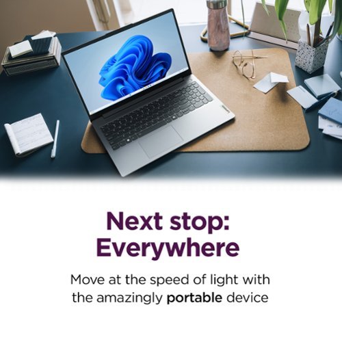 Lenovo IdeaPad Slim 3i 15.6 Full HD Laptop - Intel Processor N355 2025- 8GB Memory - 128GB UFS - Arctic Grey WORLDWIDE DELIVERY