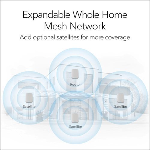 NETGEAR Orbi 750 Series AX5200 Tri-Band Mesh Wi-Fi 6 System (4-pack) - White SHOP ONLINE