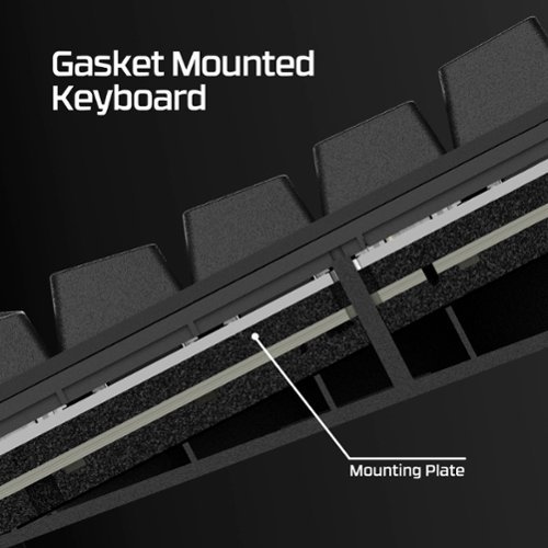 HyperX Alloy Rise 75 Wireless Mechanical Gaming Keyboard with RGB Lighting and Hot-Swappable Switches - Black GLOBAL SHIPPING