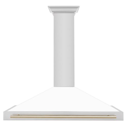 ZLINE Autograph Edition - 48 inches - Externally Vented - Wall Range Hood - White Matte