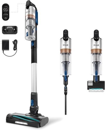 Levoit - LVAC-300 Cordless Vacuum - Blue-Front_Standard 