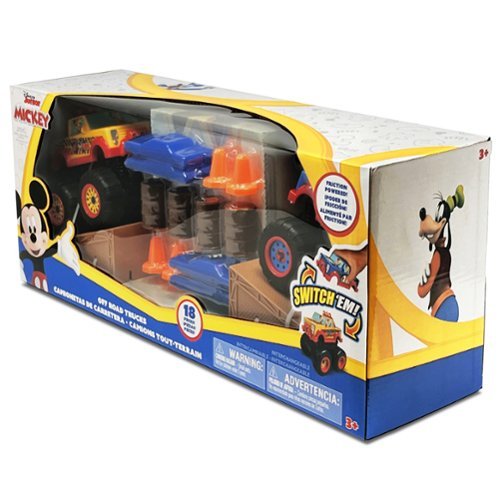 Disney Junior Mickey 18 Pc Off-Road Monster Truck Playset WORLDWIDE DELIVERY