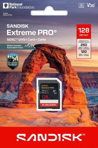 SanDisk - Extreme Pro 128GB SDXC UHS-I National Parks