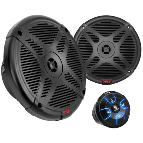 Pyle - 6.5'' Dual Marine Speakers Kit-Front_Standard 