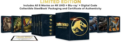  Jurassic World Ultimate Collection - Limited Edition 4K Steelbook (4K Ultra HD + Blu-ray + Digital) [UHD] [Standard] [4K Ultra HD Blu-ray]