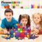 PicassoTiles - PICASSO-TILES Magnetic Tiles For Kids, 101PCS Construction STEM Building Blocks Educational Toy, Travel Size-Front_Standard