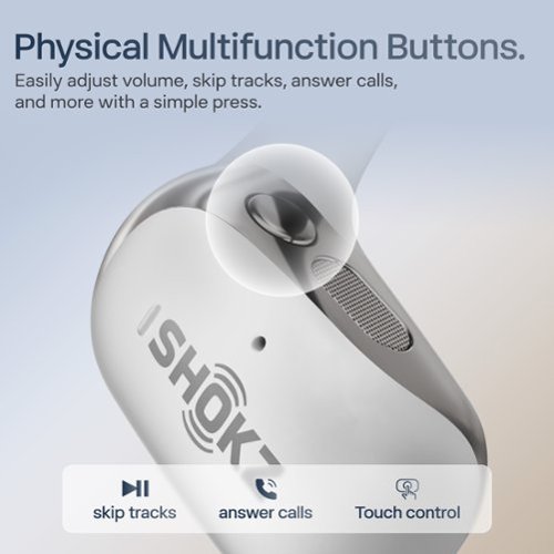 Shokz OpenFit 2+ Open-Ear True Wireless Bluetooth Earbuds - Gray BUY IN DUBAI