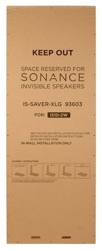 Sonance - XLG IS SPACE SAVER - Invisible Series XLG Space Saver for IS10-2W Speaker (Each) - Brown