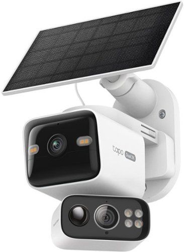 TP-Link Tapo Wireless Dual-Lens, Pan-Tilt Security 2K QHD Camera, 360° Coverage, with Solar - No Monthly Fees - White BUY IN NEW ZEALAND