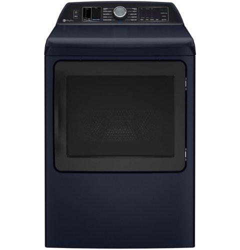 GE Profile - 7.3 Cu. Ft. Smart Gas Dryer with Steam and Tangle Control - Sapphire Blue