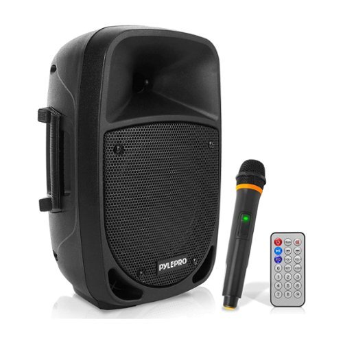 PYLE - 800W Portable Bluetooth PA Speaker - 8’’-Front_Standard 