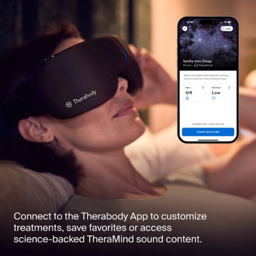 Therabody SmartGoggles Heated Eye & Temple Massager (2nd Generation) - Black WHERE TO BUY