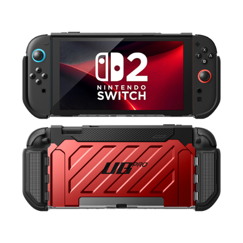 SUPCASE - Nintendo Switch 2 Unicorn Beetle PRO Gaming Case - Metallic Red-Front_Standard 