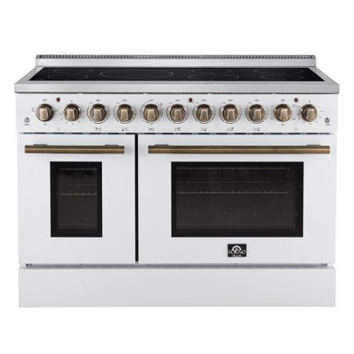 Forno Appliances - Paolo 6.7 Cu. Ft. Freestanding Electric True Convection Range - White