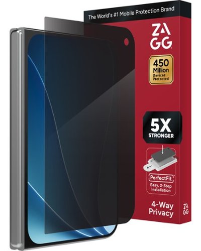 ZAGG - Privacy XTR Screen Protector with Full Privacy Protection for Apple iPhone Duo - Clear