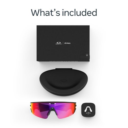 Oakley Meta Oakley | Meta Vanguard with Meta AI, Audio, Photo, Video Compatibility - Prizm™ Road - Black BUY ONLINE