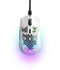 SteelSeries - Aerox 3 Super Light Honeycomb Wired RGB Optical Gaming Mouse - Wired - Snow-Front_Standard