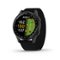 Garmin - Approach S50 GPS Smartwatch 43mm Anodized Aluminum - Slate Aluminum Bezel with Black Nylon Band - (2025)-Front_Standard