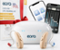 Eara - Premium Bluetooth Rechargeable OTC Hearing Aids with APP Control & Self-Fitting, Phone Call & Music, FDA Registered - Beige-Front_Standard