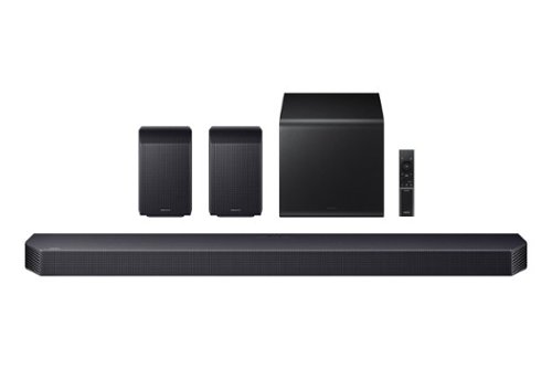 Samsung - Q-Series Soundbar HW-Q930H/ZA 9.1.4 ch Subwoofer with Rear Speaker (2026) - Titan Black