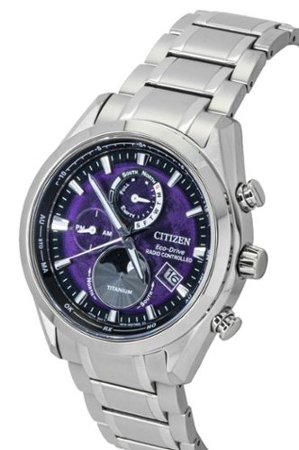Citizen Tsuki yomi A T Moon Phase Titanium Dial Eco Drive BY1010